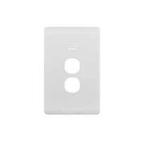 Powermesh -u00a0Multi Purpose Switch 2 Button Maxu00a05AX total, 220-240V 50Hz, 2 or 3 wire auto-sensing (Formerlyu00a0PMPUSWMPV2G)  Leopard White Cover - PMMPS2LEC