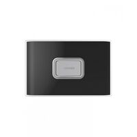 Snow Leopard - Switch Oven 45A 250V~ Double Pole, White Cover, White Grid, Horizontal  Black/Silver x5 - SNSWDPOV45BSH