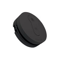 Bear -u00a0Smoke Alarm Photoelectric Surface Mount 220 240V AC 9V Battery Backup Single or Interconnectable Version 2  Black x1 - BESMOKEYV2BK