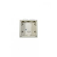 Buffalo - Enclosure Back Box 1 Gang with 1x32mm & 2x25mm Entries  x1 - BUBB1G