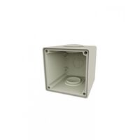 Buffalo -u00a0Enclosure Back Box Deep 1 Gang With 2 x 40mm Entries  x1 - BUBB1GD