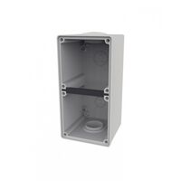 Buffalo -u00a0Enclosure Back Box Deep 2 Gang with 2u00a0 x 40mm Entries  x1 - BUBB2GD