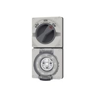 Buffalo -u00a0Combination Switched Socket IP66 20A 250V~ 3 Round Pin, Less Enclosure  x1 - BUC320LE