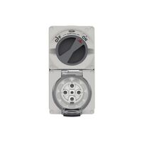 Buffalo - Combination Switched Socket IP66 40A 500V~ 5 Pin  x1 - BUC540