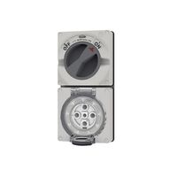 Buffalo -u00a0Combination Switched Socket IP66 50A 500V~ 5 Pin, Less Enclosure  x1 - BUC550LE