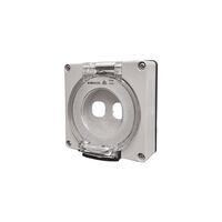 Buffalo -u00a0Enclosure Mechanism Aperture 2 Gang IP66 Less Enclosure  x1 - BUMAE2GLE