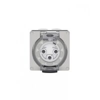 Buffalo - Socket IP66 32A 250V~ 3 Round Pin  x1 - BUSO332
