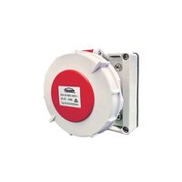 Buffalo -u00a0Socket IP66 500V~ 4 Pin 32A IEC309 Earth 6 hour Less Enclosure  x1 - BUSO432E6HLE