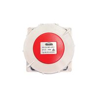 Buffalo -u00a0Socket IP66 500V~ 4 Pin 32A IEC309 Earth 6 hour Less Enclosure  x1 - BUSO432E6HLE