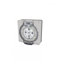 Buffalo -u00a0Socket IP66 40A 500V~ 5 Pin, Less Enclosure  x1 - BUSO540LE