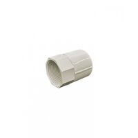 Cobra -u00a0Coupling Plain to Screwed 25mm PVC Grey  x20 - CBCPPS25