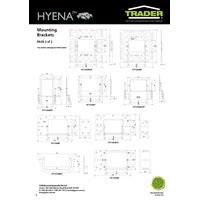 Mounting Bracket 1 Gang Horizontal  x25 - HY1GMBNP