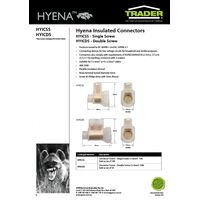 Insulated Connector Double Screw  x50 - HYICDS