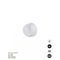 Dimpala - Push Rotary Dimmer Knob  Matt White x1 - DIMPRKBMW