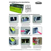 Fired Rated Wall Box  x10 - HY1GFRWB