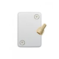 Junctionu00a0Box with 4 Loose Terminals Fast Fit Cover With Twister Connectors  x10 - HYJB4TFT