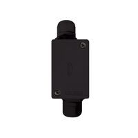 Hyena -u00a0Junction Box IP56 with 3 Fixed Terminals  Black x10 - HYJBIP3TBK