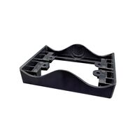 Hyena -u00a0Mounting Flange for Corrugated Surface 14mm Depth with 76mm Corrugation Wavelength  Grey x10 - HYMFCORGY