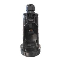 Hyena - Suspension Socket, Switched 1 Gang, 10A 250V~ Double Pole  Black x1 - HYSSBK