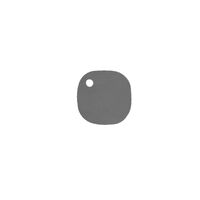 Meerkat - Flat Button White for DIMPBD, MEPBE, MEPBMW  Silver - MEBUCSV