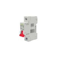 Wolverine -u00a0MCB Miniature Circuit Breaker 6kA 1 Pole 50 Amp C Curve 230V 240V ac 1 Module Red Dolly Main Switch Suitable  x12 - WOMCB6150R