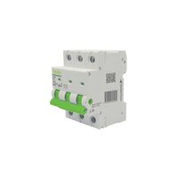 Wolverine -u00a0MCB Miniature Circuit Breaker 6kA 3 Pole 16 Amp C Curve 400V 415V ac 3 Module  x4 - WOMCB6316