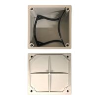 IP44 Single Adaptable Box 108x108x76mm