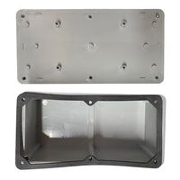 IP44 Single Adaptable Box 211x108x81mm