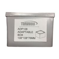 IP44 Single Adaptable Box 108x108x76mm