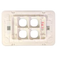 Switch 4 Gang 10 Amp Slim Wafer Body Cover