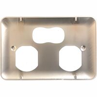 Power Point Double 10 Amp Slim Wafer Cover