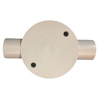 Junction Box 2 Way 25mm Shallow