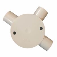 Junction Box 3 Way 25mm Deep