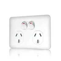 Power Point Double 10 Amp Slim Wafer