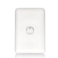 Switch 1 Gang 10 Amp Slim Wafer