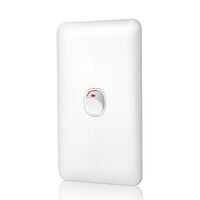 Switch 1 Gang 10 Amp Slim Wafer