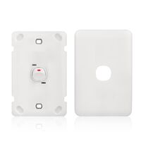 Switch 1 Gang 10 Amp Slim Wafer