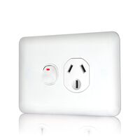 Power Point Single 10 Amp Slim Wafer