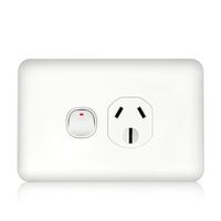 Power Point Single 15 Amp Slim Wafer