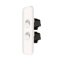 Architrave Switch 2 Gang Wafer