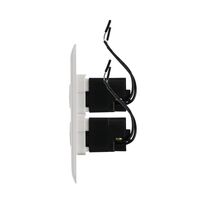 Architrave Switch 2 Gang 10 Amp Slim Elite