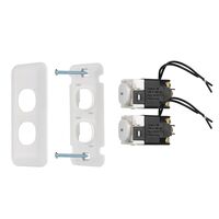 Architrave Switch 2 Gang 10 Amp Slim Elite