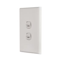 Switch 2 Gang 10 Amp Weatherproof