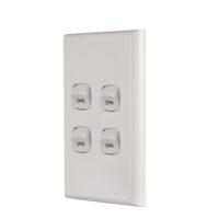 Switch 4 Gang Weatherproof 10 Amp