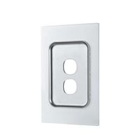 Glass Two Gang Switch Body And Cover Only