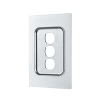 Glass Three Gang Switch Body And Cover Only