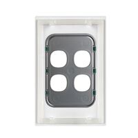 Glass Four Gang Switch Body And Cover Only