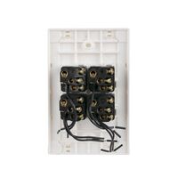 Glass Four Gang Switch With Built-In LED Push Button