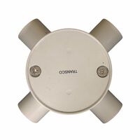 Junction Box 4 Way 25mm Shallow