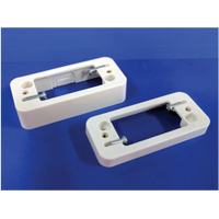 Mounting Block Architrave Wafer 10mm White